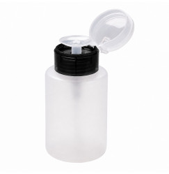 Pompka do cieczy jest plastikowa | 150 ml | przezroczysty czarny