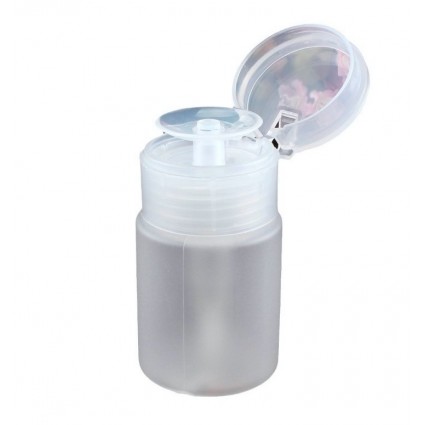 Plastic pump for liquids / 60 ml transparent