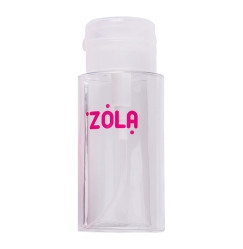 Plastikowa pompka do cieczy z dozownikiem ZOLA /przezroczysta, 180 ml