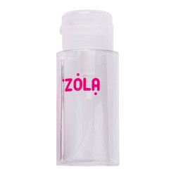 Помпа для рідин пластикова з дозатором ZOLA/прозора, 180 мл