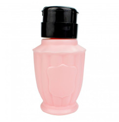 Dozownik z pompką na płyny kręcone/różowe D-10, 200 ml (kręcone)