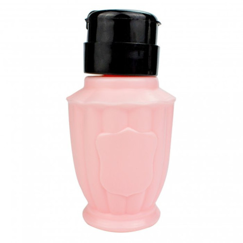 Pump dispenser for liquids curly / pink D-10, 200 ml (curly)