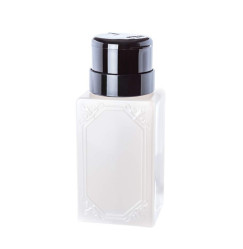 Pump dispenser for liquids (square large) 200 ml / mother-of-pearl