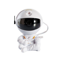 Projector-night light laser Astronaut "starry sky" on USB / white with guitar