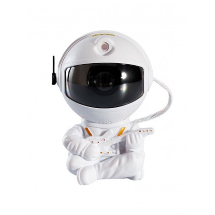 Projector-night light laser Astronaut "starry sky" on USB / white with guitar