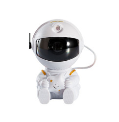 Projector-night light laser Astronaut "starry sky" on USB / white with star