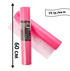 Disposable sheet in a roll 100 m 19 gr./sq.m / Medium / pink, 60 cm