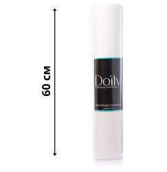 Disposable sheet in a roll of spunbond Doily - 0.6 x 100 m - white