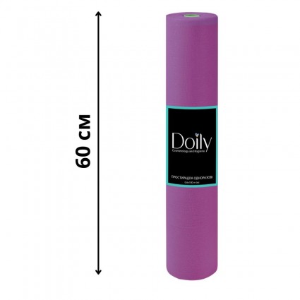 Doily disposable spunbond sheet roll - 0.6 x 100 m - purple