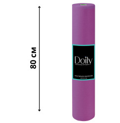 Prześcieradło jednorazowe w rolce spunbond Doily - 0,8 x 100 m - purpurowe