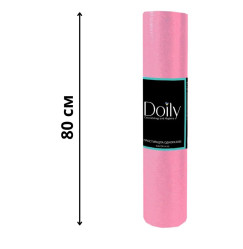 Disposable spunbond sheet in roll Doily - 0.8 x 100 m - pink