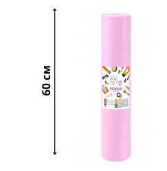 Disposable spunbond sheet roll Panni Mlada - 0.6 x 100 m - pink