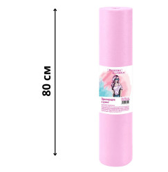 Disposable spunbond sheet in roll Rozheva Bilyavka - 0.8 x 100 m - pink