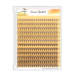 Nesura 12 rows cluster eyelashes | Classic | 10D+20D | 0.10 C curl | mix 9-14 mm
