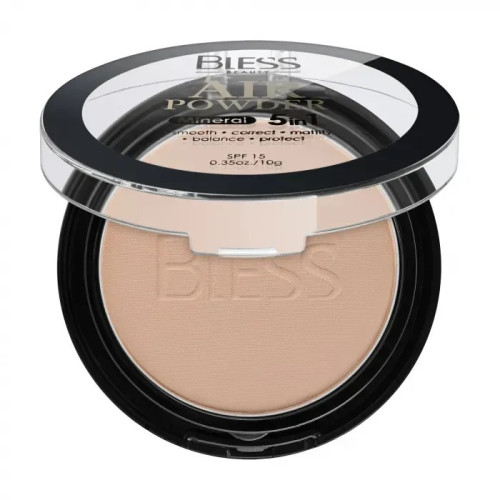 Пудра компактна для обличчя Bless Beauty - Air Powder Mineral 5in1 (SPF 15) - № 101, 10 г