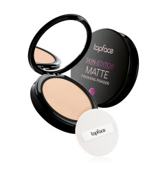 Kompaktowy puder do twarzy TopFace / Skin Editor - Matte Finishing Powder (PT263) / 04, 10 g