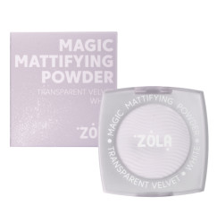 Puder matujący do twarzy ZOLA - Magic Mattifying Powder - Biały