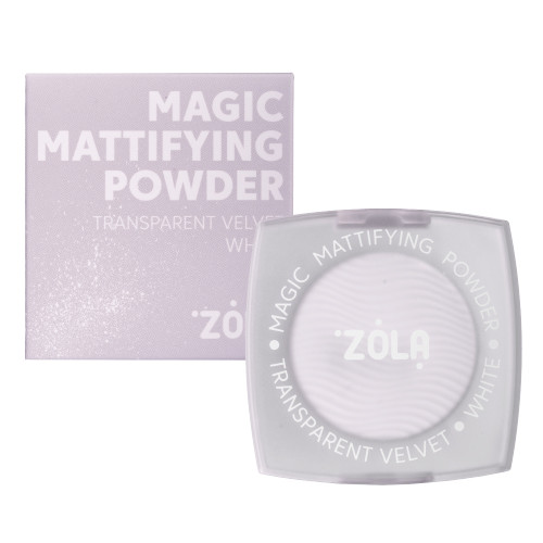 Puder matujący do twarzy ZOLA - Magic Mattifying Powder - Biały