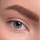Kredka pudrowa do brwi ze szczoteczką Miss Claire - De Luxe Powder - Grey