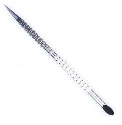 Double-sided metal pusher "Orange stick", 12 cm