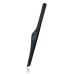 Eyebrow tweezers, angled (manual sharpening) OKO - MAGNETIC (black)