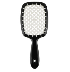 Hair Brush - Black Handle with White Center (in box)