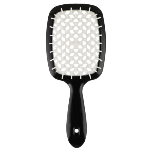 Hair Brush - Black Handle with White Center (in box)