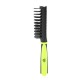 Global Fashion hair comb / 9552AC / black-yellow