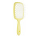 Hair Brush - Yellow Handle with White Center