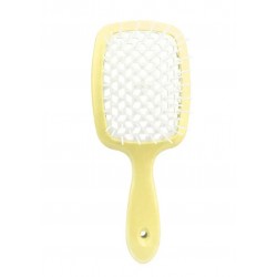 Расческа для волос Hair Brush - желтая ручка с белой серединой