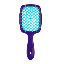 Hair Brush - Blue Handle with Light Blue Center (in a bag)