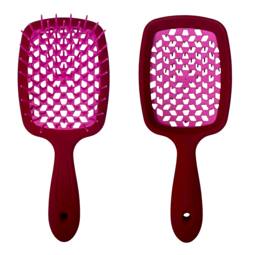 Hair Brush - Red Matte (in a bag)