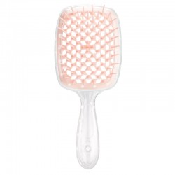 Hair Brush - Clear Handle with Powdered Center (in a bag)