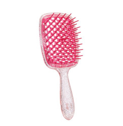 Hair Brush - Pink with Glitter (in a box)