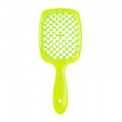 Расческа для волос Hair Brush - салатовая неон (в пакете)