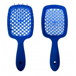 Расческа для волос Hair Brush - синяя матовая (в пакете)