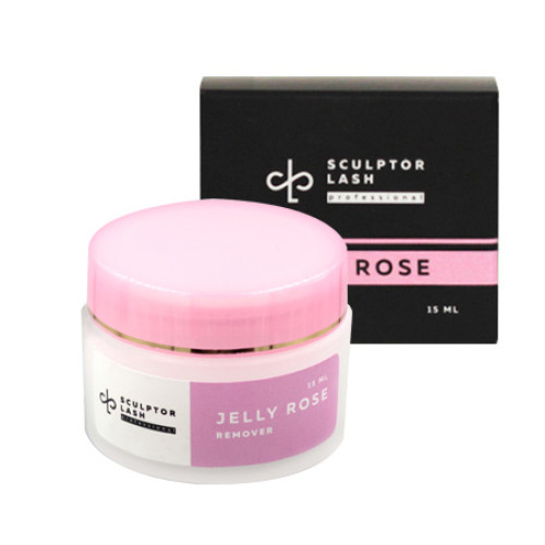Zmywacz do usuwania przedłużonych rzęs Sculptor lash / Remover / Jelly Rose, 15 ml