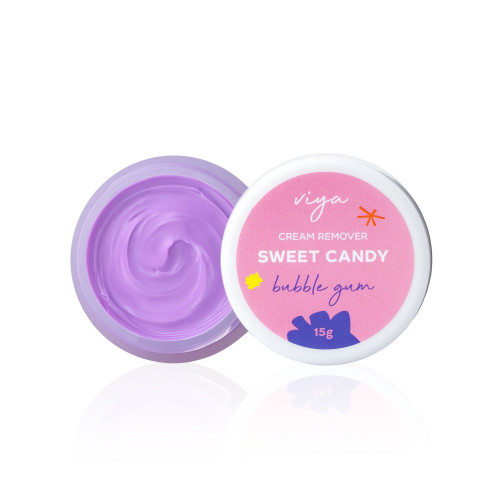 Cream Remover for eyelashes Viya - Cream Remover Sweet Candy - BUBBLE GUM, 15 g