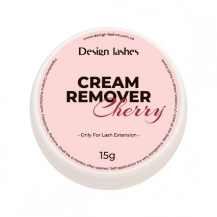 Kremowy zmywacz do usuwania rzęs Design Lashes / Cream Remover / Wiśnia, 15 g