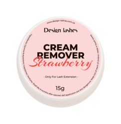 Cream remover for removing eyelashes Design Lashes / Cream Remover / Strawberry, 15 g