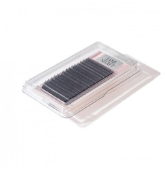 Przedłużanie rzęs czarne LASH SECRET (16 kresek) / 0,05, mix C / 9-12 mm