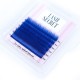 Blue eyelash extensions LASH SECRET (6 lines) / 0.07, mix C / 8-13 mm