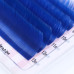 Blue eyelash extensions LASH SECRET (6 lines) / 0.07, mix C / 8-13 mm
