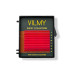 Eyelashes for extension VILMY KLIPKY (8 lines) - PINK mix C / 0.07 / 7-14 mm