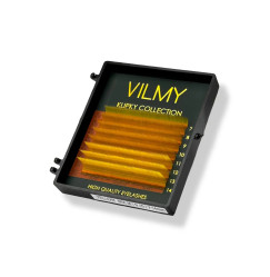 Вії для нарощування VILMY KLIPKY (8 ліній) - YELLOW mix C+/0,07/7-14 мм