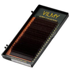 Eyelash extensions VILMY KLIPKY BROWN D-DB MIX C+| 0.07 | 7-14 mm