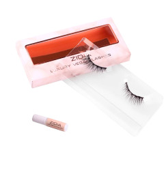 Reusable false eyelashes + glue ZIDIA Essentials Collection (false mink) / Naked