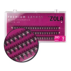 Ресницы-пучки 20D ZOLA / 9 мм