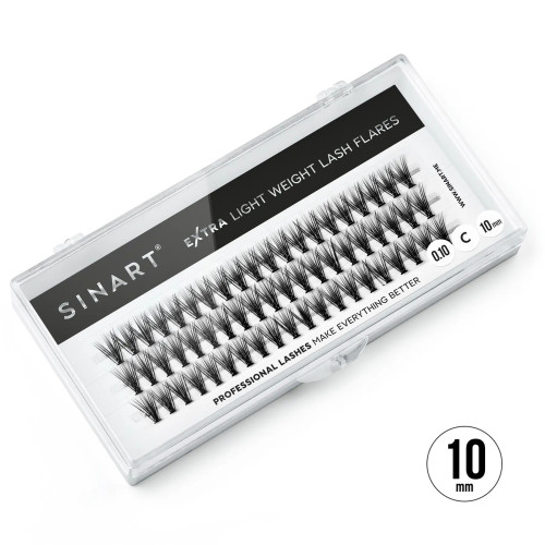 False lashes Sinart / Extra Light Weight Lash 20D/0.10С / 10 mm