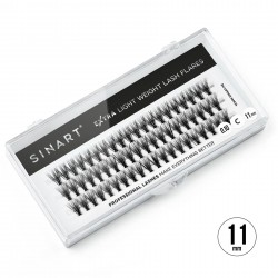 Ресницы-пучки накладные Sinart / Extra Light Weight Lash 20D/0.10С / 11 мм